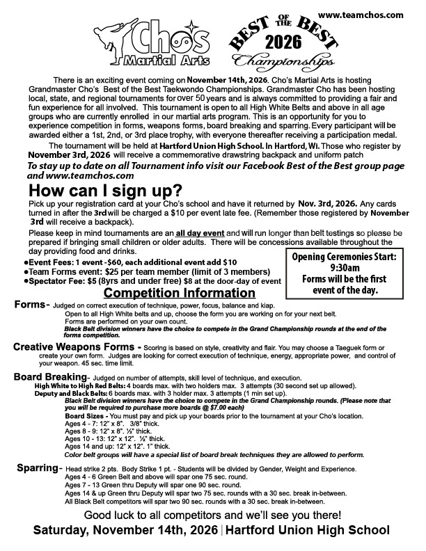 Tournament Information 